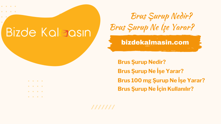 Brus Şurup Nedir? Brus Şurup Ne İşe Yarar?