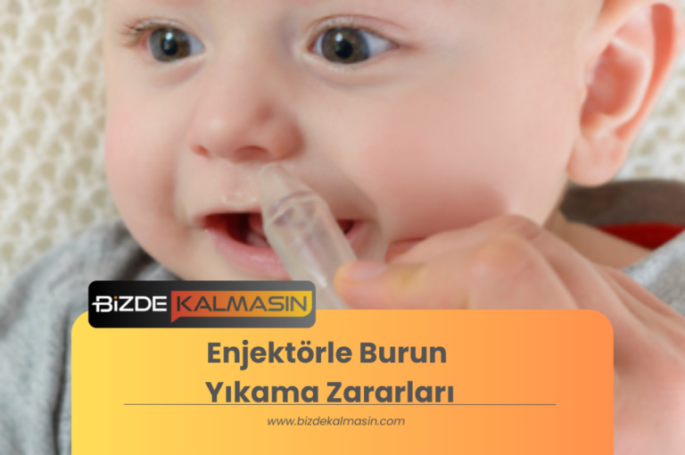 Enjektörle Burun Yıkama Zararları – Riskler