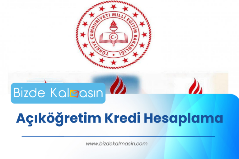 Açıköğretim Kredi Hesaplama