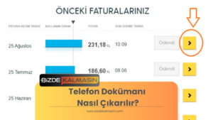 Telefon Dokümanı Nasıl Çıkarılır?