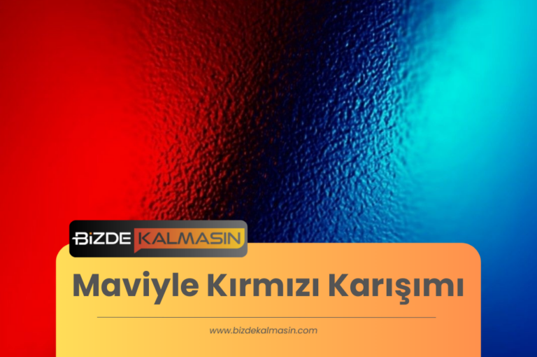 Maviyle Kırmızı Karışımı – Yeşil Kırmızı Karışımı