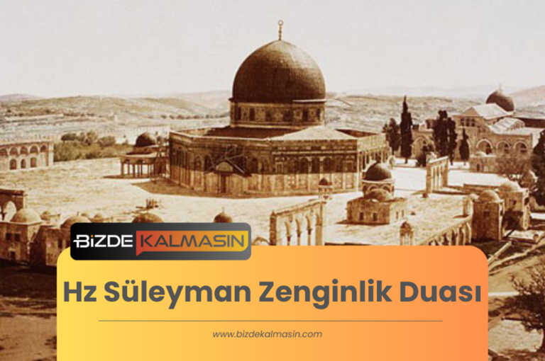 Hz Süleyman Zenginlik Duası