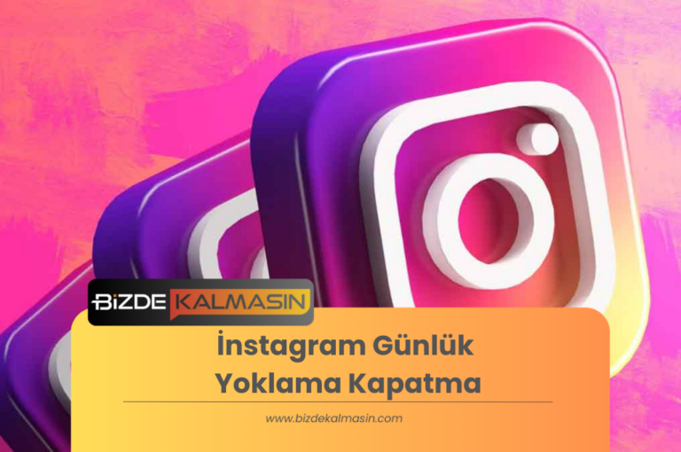 İnstagram Günlük Yoklama Kapatma