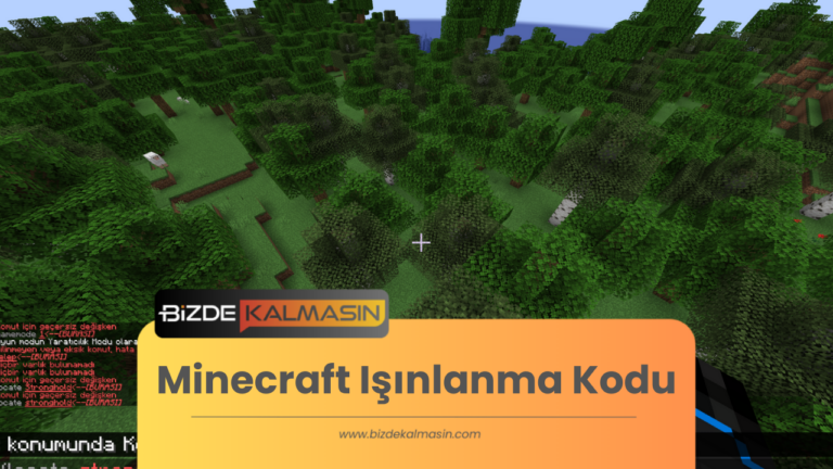 Minecraft Işınlanma Kodu