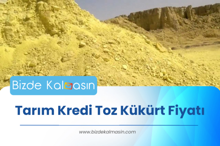 Tarım Kredi Toz Kükürt Fiyatı