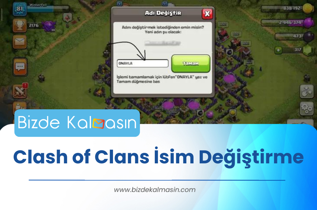 Clash of Clans İsim Değiştirme