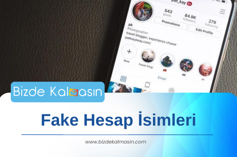 Fake Hesap İsimleri