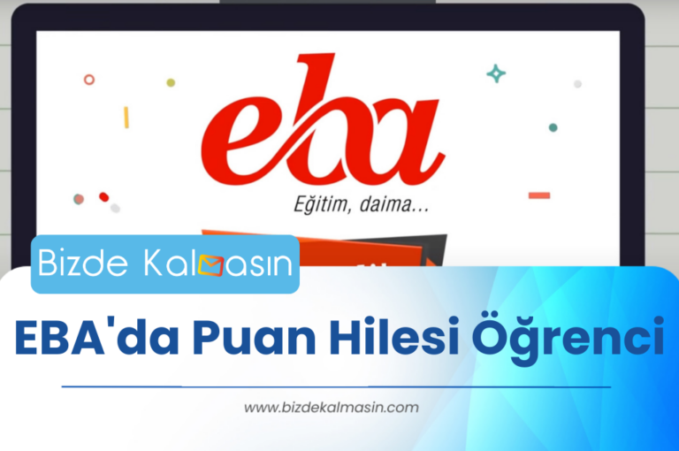 EBA’da Puan Hilesi Öğrenci – EBA puan Sistemi Nasıl Çalışır?