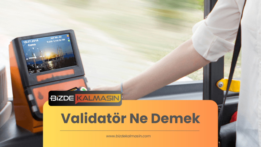 Validatör Ne Demek