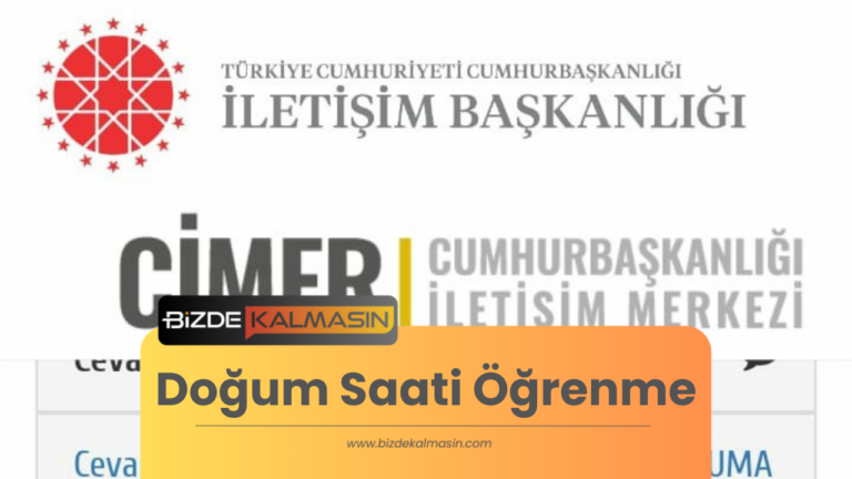 Doğum Saati Öğrenme