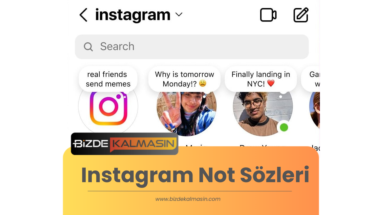 Instagram Not Sözleri