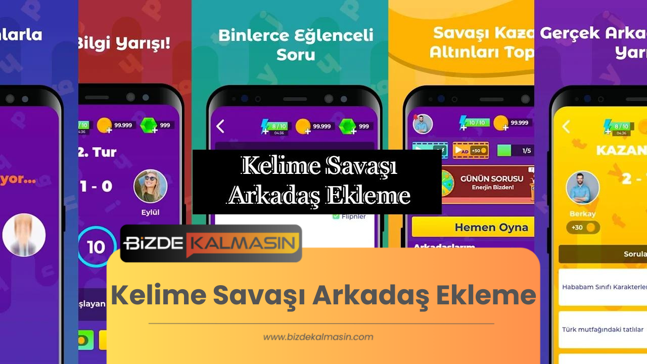 Kelime Savaşı Arkadaş Ekleme