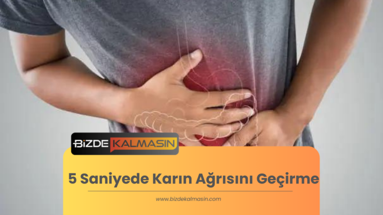 5 Saniyede Karın Ağrısını Geçirme