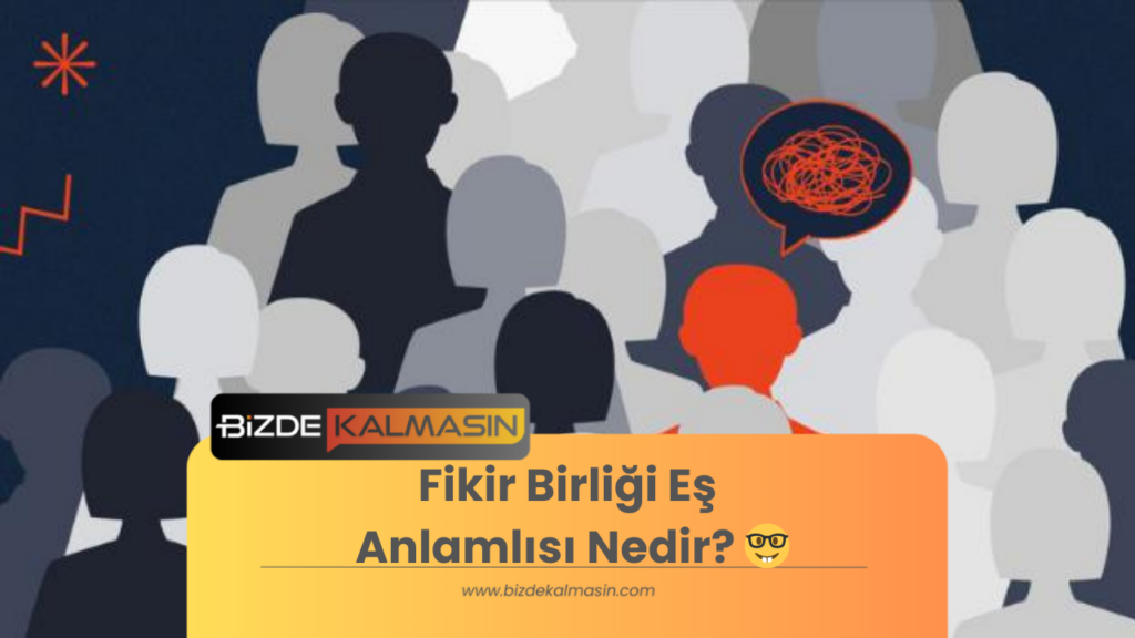 Fikir Birliği Eş Anlamlısı Nedir? 🤓