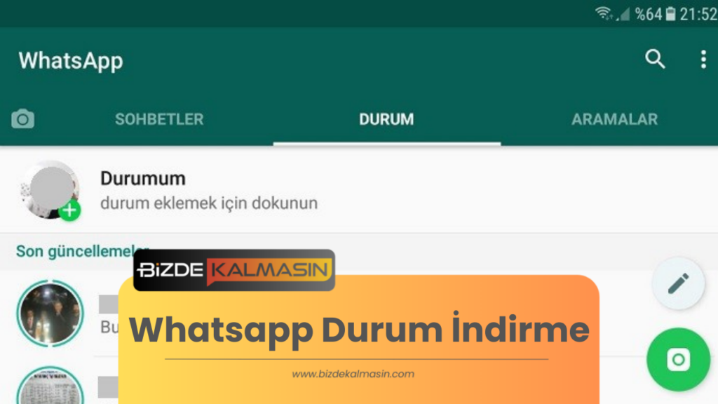 Whatsapp Durum İndirme