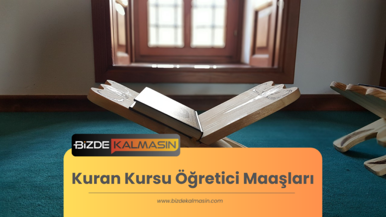 Kuran Kursu Öğretici Maaşları