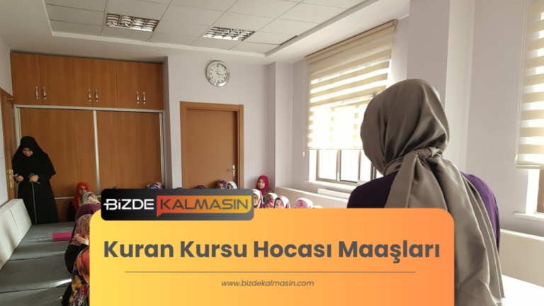 Kuran Kursu Hocası Maaşları