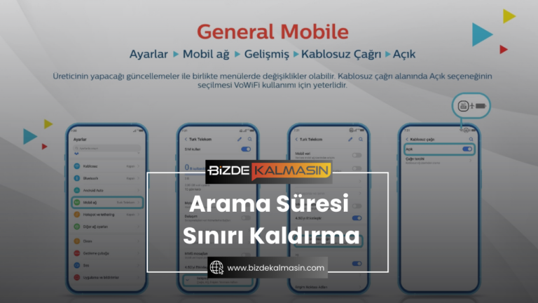 Arama Süresi Sınırı Kaldırma