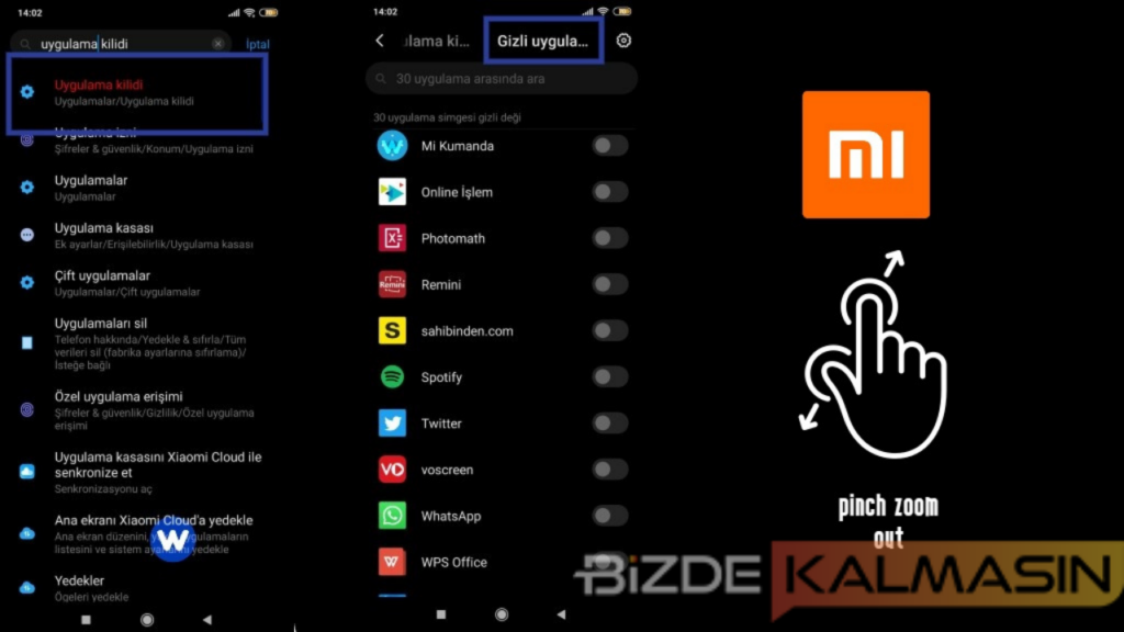 Redmi Note 8 Uygulama Gizleme