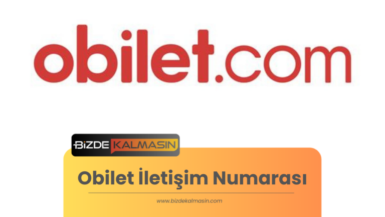 Obilet İletişim Numarası