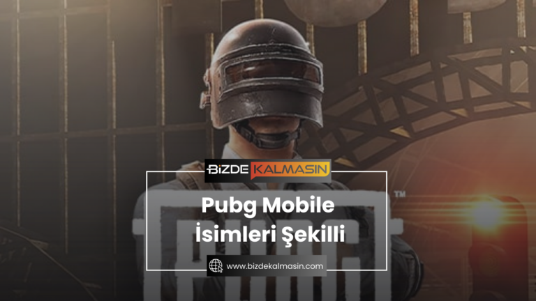 Pubg Mobile İsimleri Şekilli