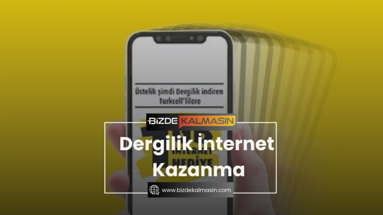 Dergilik İnternet Kazanma – Dergilik 6 saatlik 1 GB nasıl yapılır?