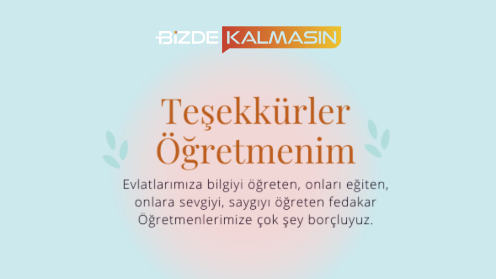 Okuldan Ayrılan Öğretmenin Veda Konuşması