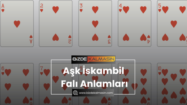 Aşk İskambil Falı Anlamları