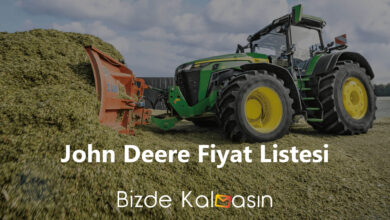 John Deere Fiyat Listesi - Tarım Sektörünün Lider Markası John Deere Fiyat Listesi