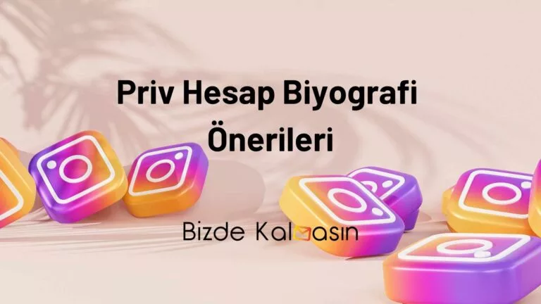 Priv Hesap Biyografi Önerileri