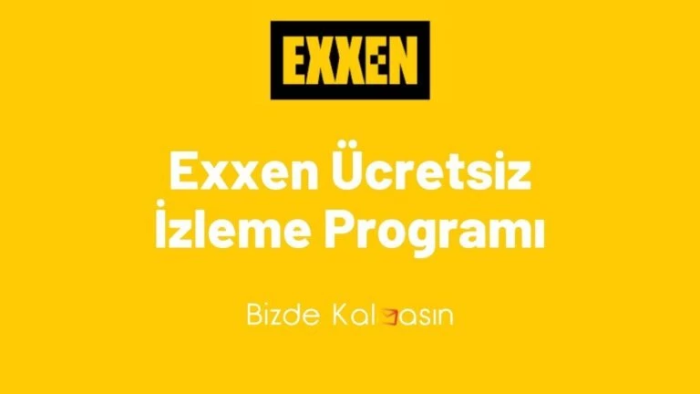 Exxen Ücretsiz İzleme Programı 2025 – Kaçak Exxen – Bedava!