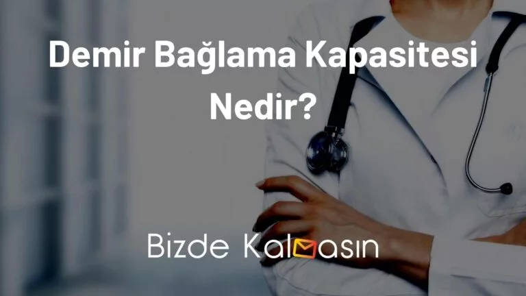 Demir Bağlama Kapasitesi Nedir? – Değerleri Nasıl Olmalı?