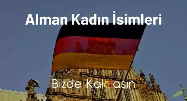 Alman Kadın İsimleri