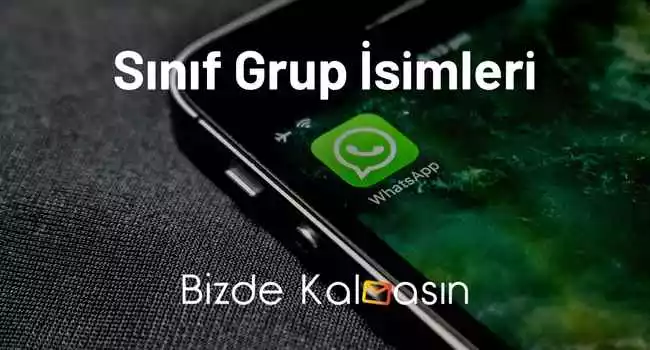 Sınıf Grup İsimleri