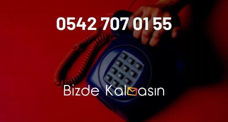 0542 707 01 55 Nerenin Numarası – 0542 707 0155 Kimin? – Aman!