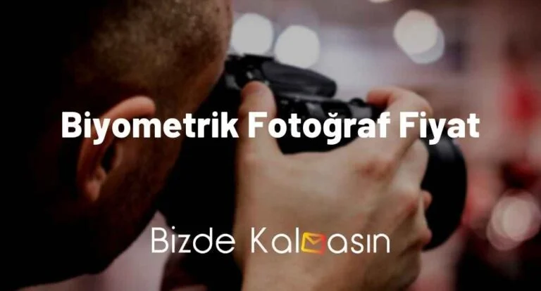 Biyometrik Fotoğraf Fiyat 2025 – Yeni Yılda Kaç TL Oldu?