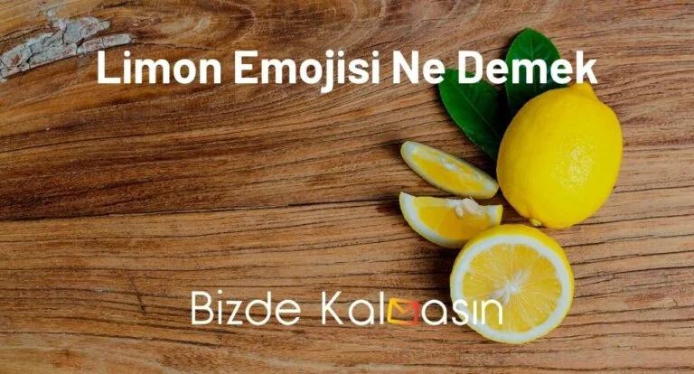 Limon Emojisi Ne Demek? – Elraen Limon Anlamı