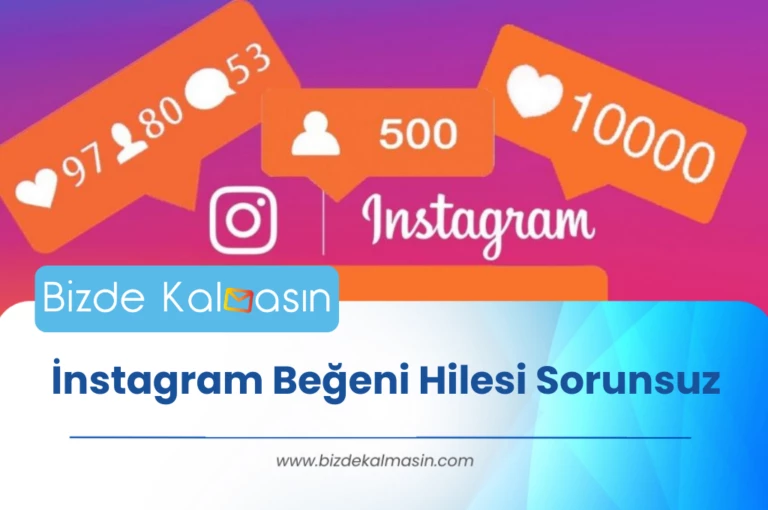 İnstagram Beğeni Hilesi Sorunsuz 2023 – Şifresiz