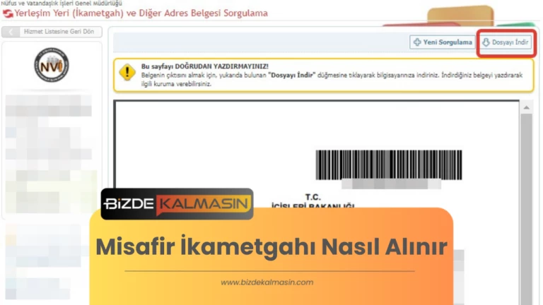 Misafir İkametgahı Nasıl Alınır ? – Süresi Uzatılabilir Mi?