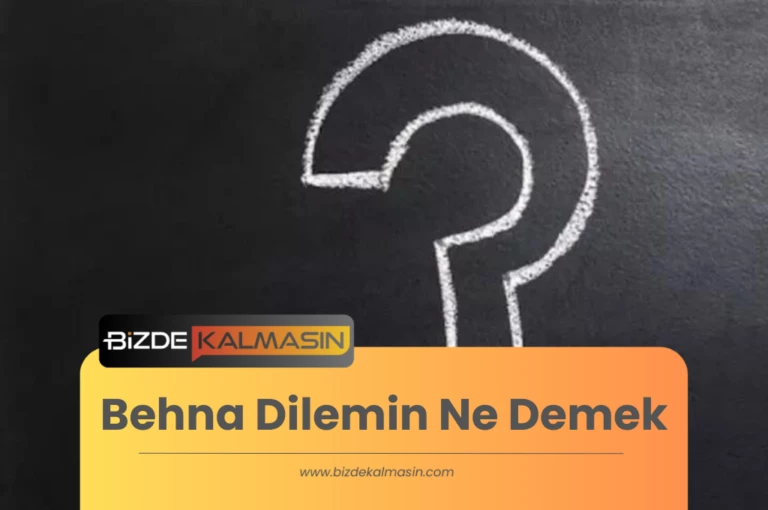 Behna Dilemin Ne Demek ? – Evina Dilemin Ne Demek
