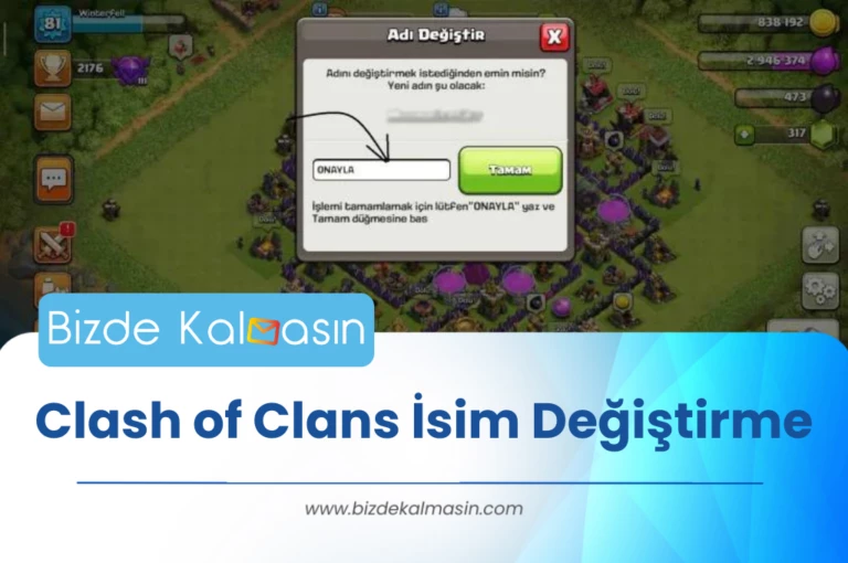 Clash of Clans İsim Değiştirme