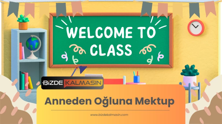 Anneden Oğluna Mektup – Mektup Örnekleri