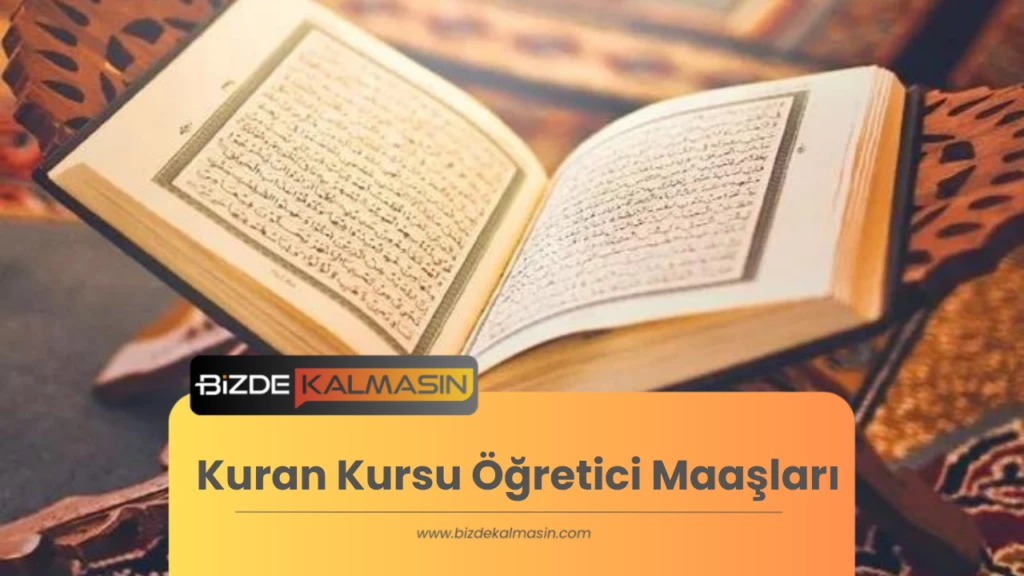 Kuran Kursu Öğretici Maaşları