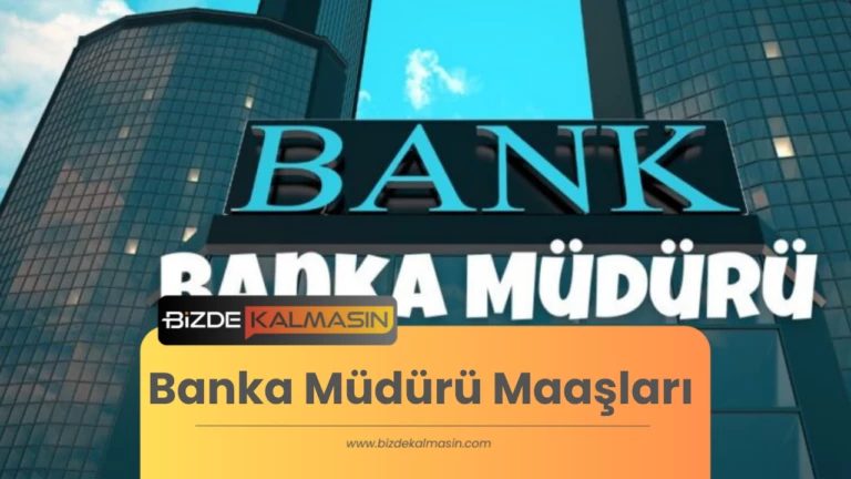 Banka Müdürü Maaşları ( Ziraat banka Müdürü maaşı )