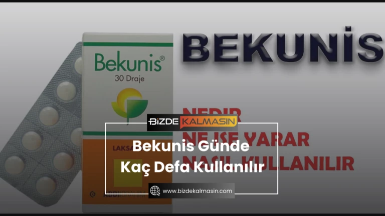 Bekunis Günde Kaç Defa Kullanılır