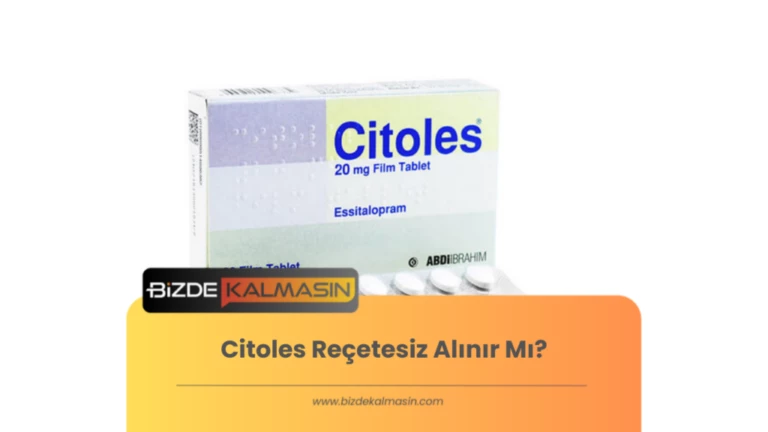 Citoles Reçetesiz Alınır Mı? Citoles Reçetesiz Eczane Fiyatı