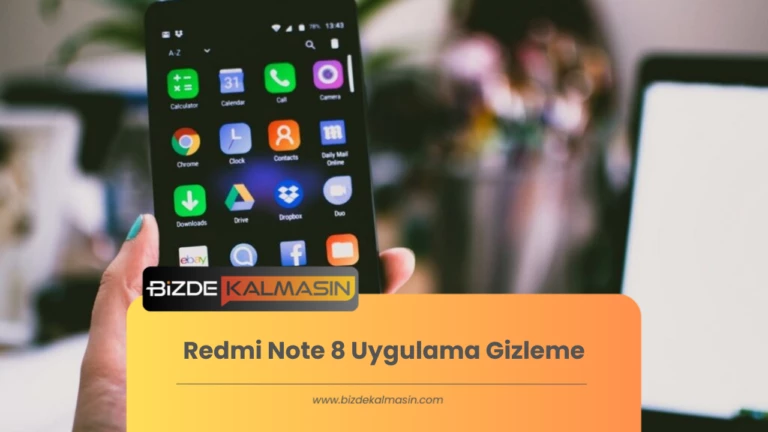 Redmi Note 8 Uygulama Gizleme 2024