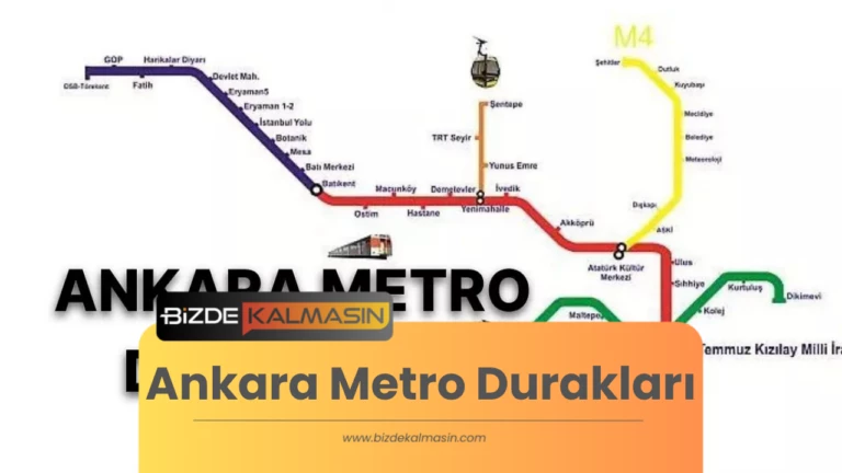 Ankara Metro Durakları Detaylı Sefer Saatleri ve Kullanışlı Harita