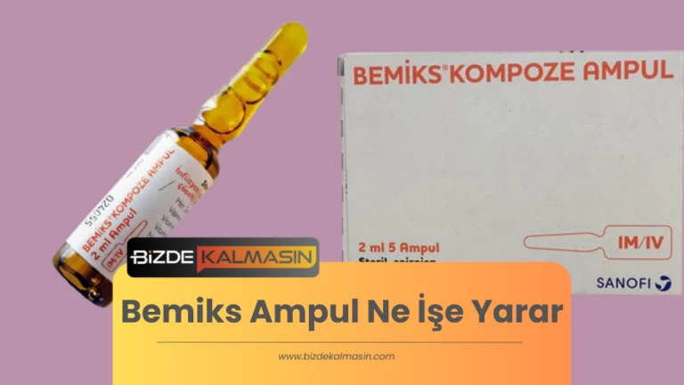Bemiks Ampul Ne İşe Yarar