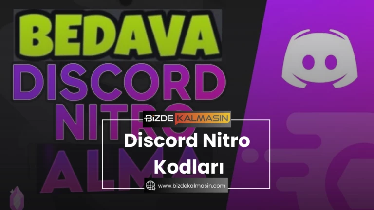 Discord Nitro Kodları – Bedava Discord Nitro Hediye Kodu
